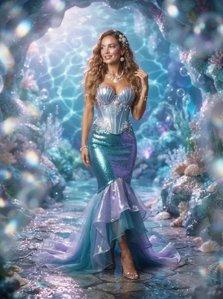 13. Mermaid-Inspired Outfit