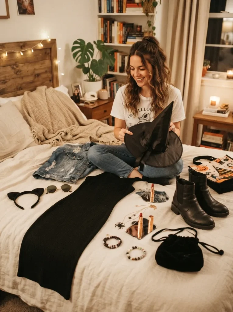 15. Last-Minute Halloween Outfit for Women