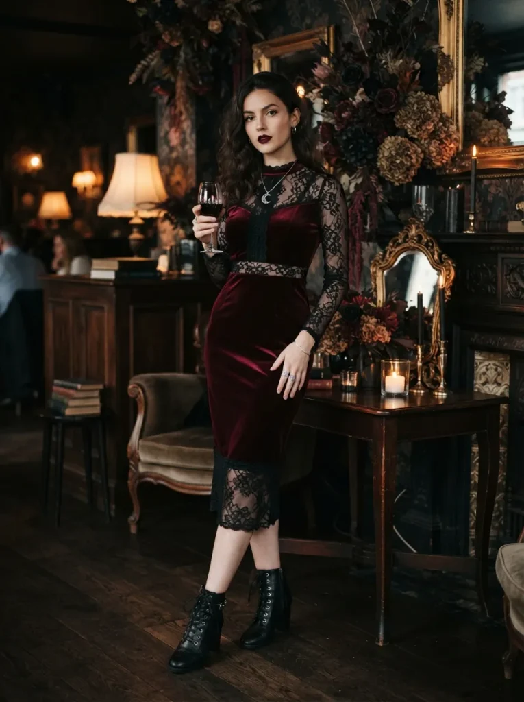 3. Cute Vampire Outfit