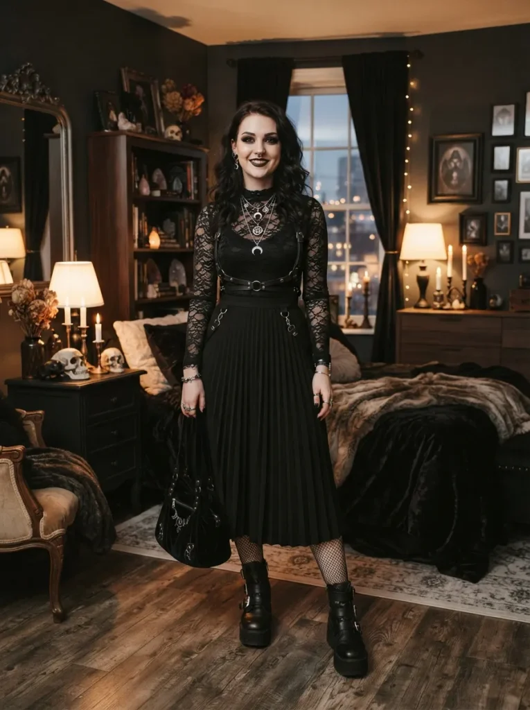4. Gothic Girl Outfit