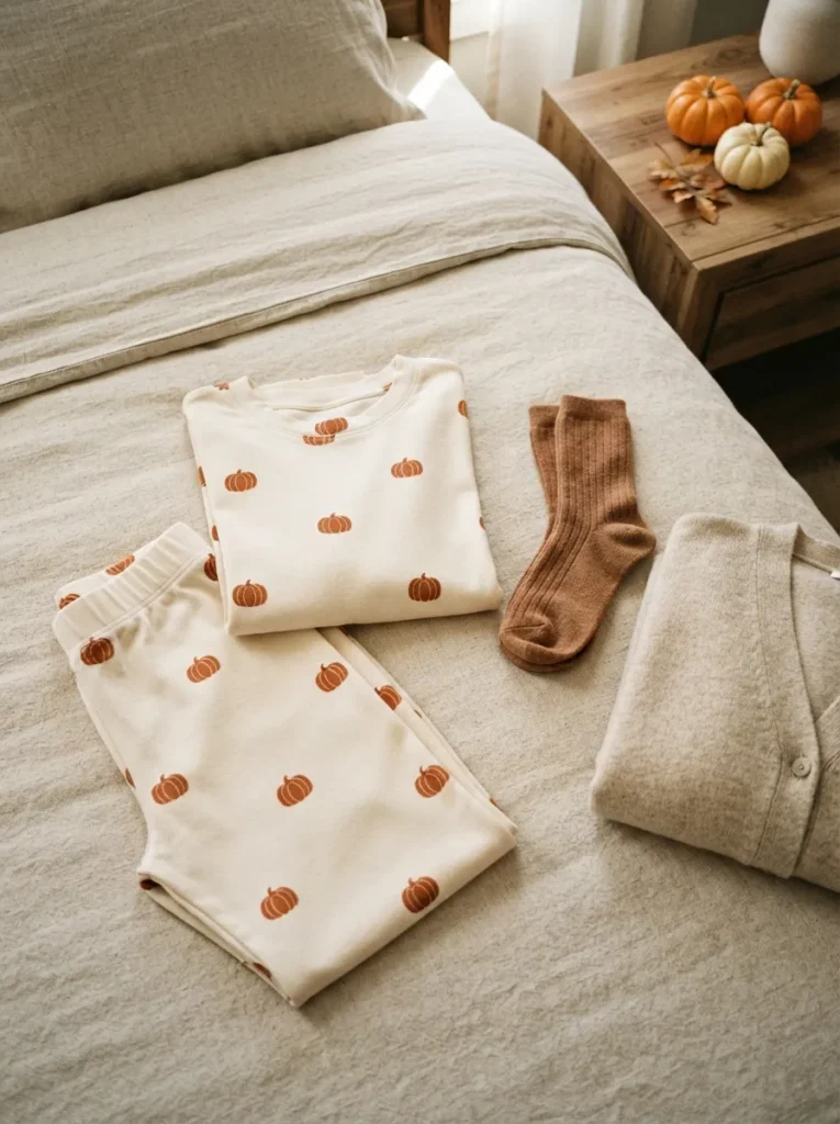 5. Try Pumpkin Prints for a Warm Autumn Look