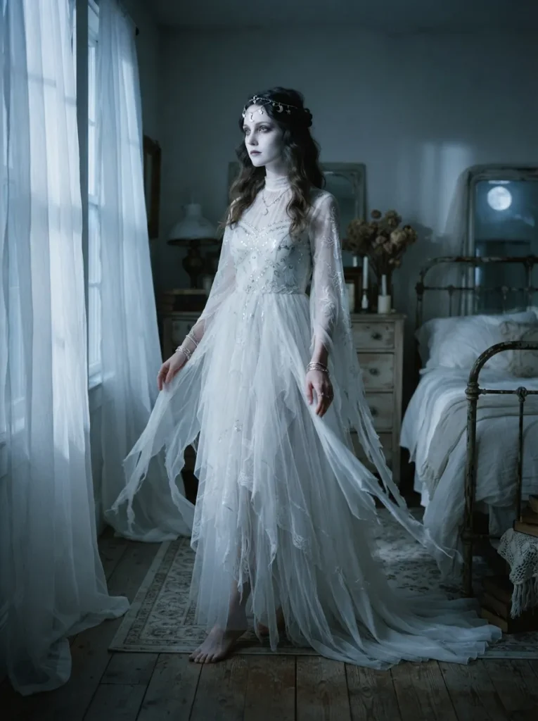 6. Spooky Ghost Halloween Outfit