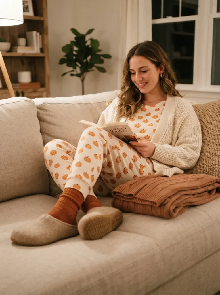 9. Add Comfortable Layers, Socks, and Slippers