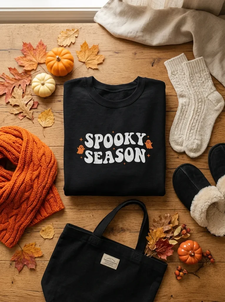 Add Cozy Halloween Accessories