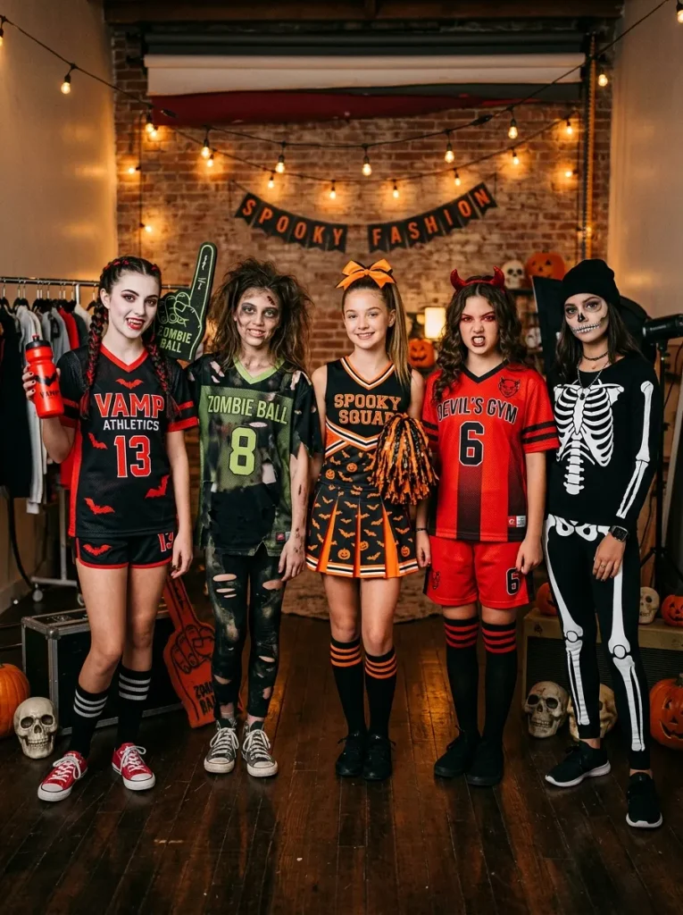Add a Spooky Theme to Your Jersey Outfit
