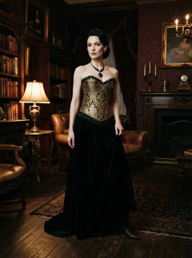 Antique Gold Corset