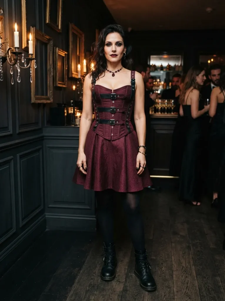 Buckled Corset Dress