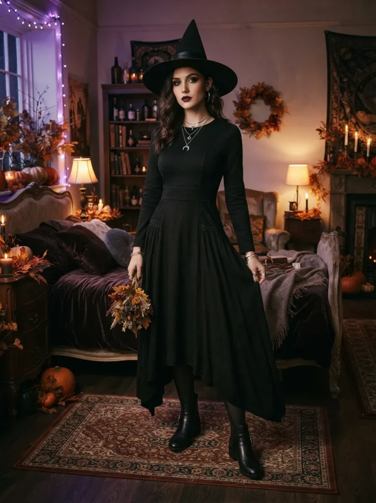 Classic Witch Halloween Outfit