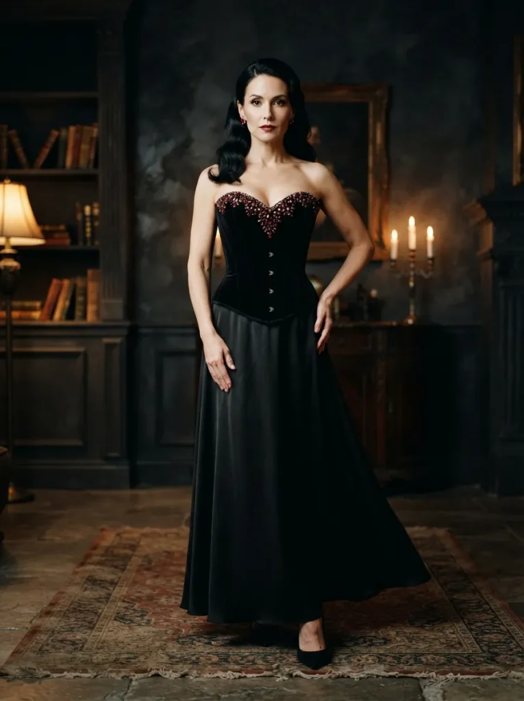 Garnet Jewel Corset