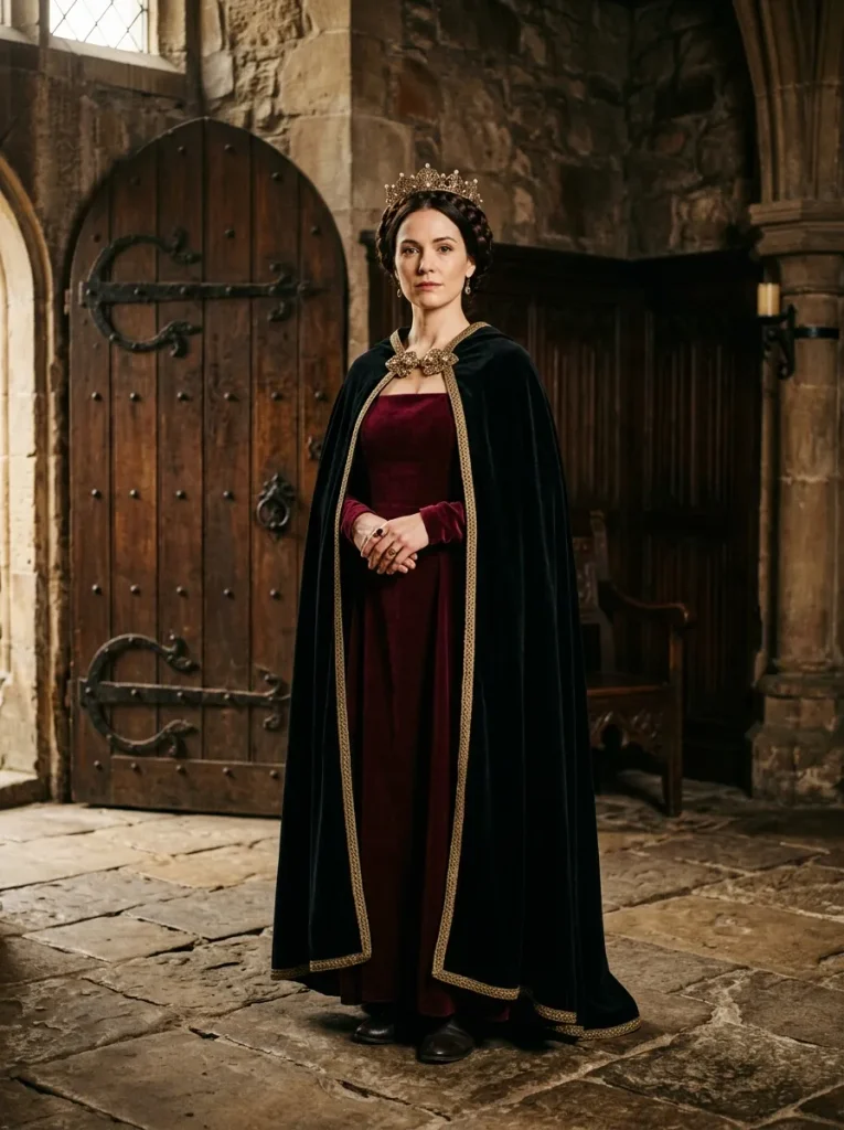 Gold Trimmed Royal Cloak