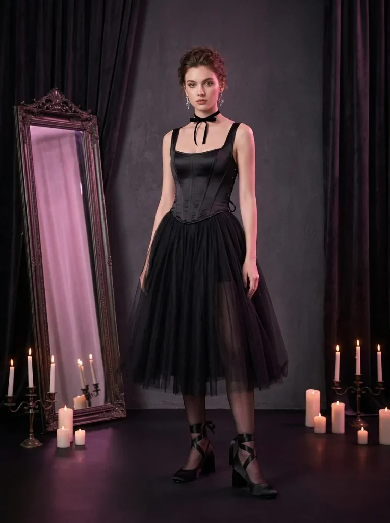 Gothic Ballerina Look