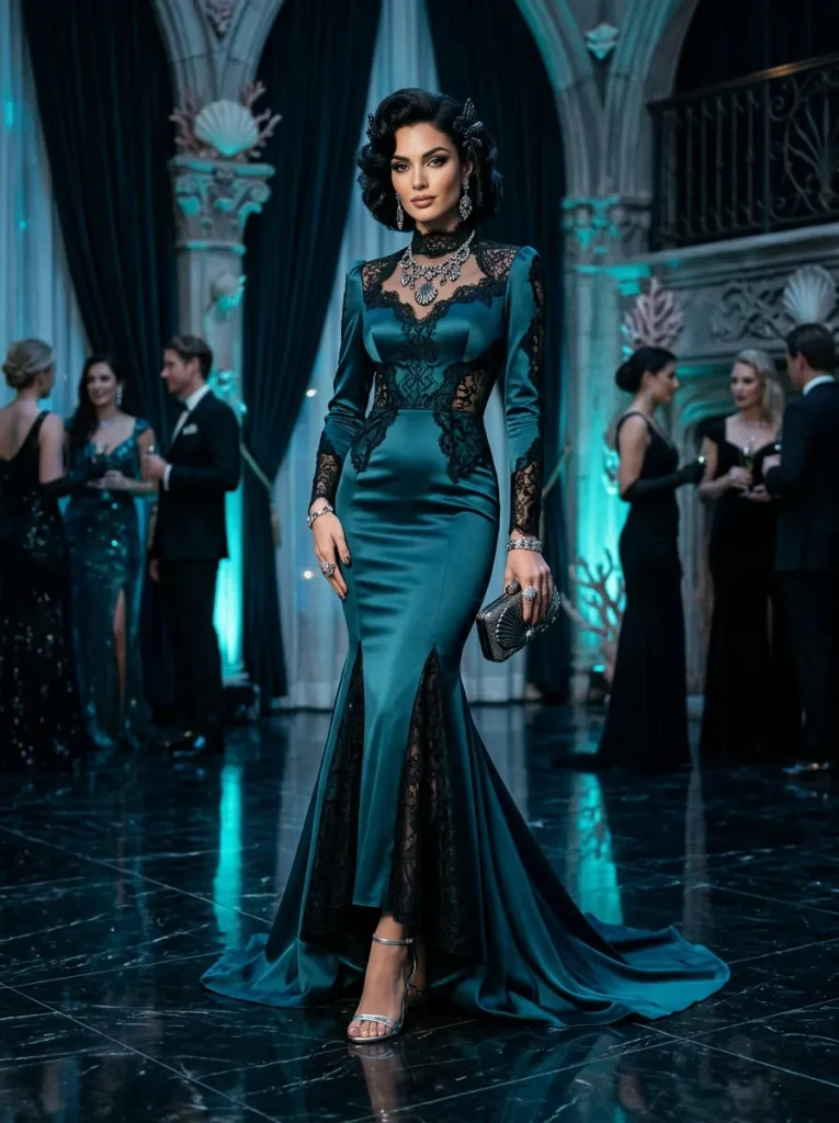 Gothic Mermaid Dress