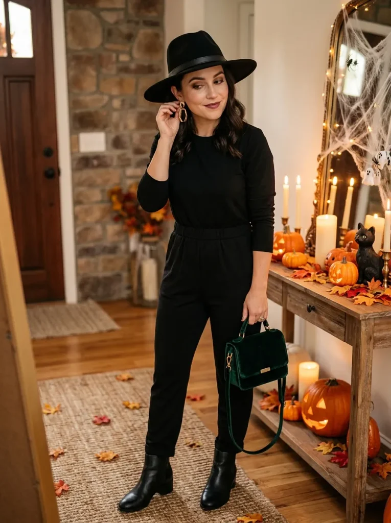 How to Finish Your Halloween Jumpsuit Look