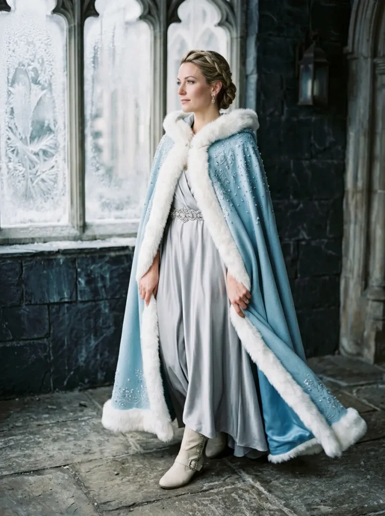 Ice Blue Frost Cloak