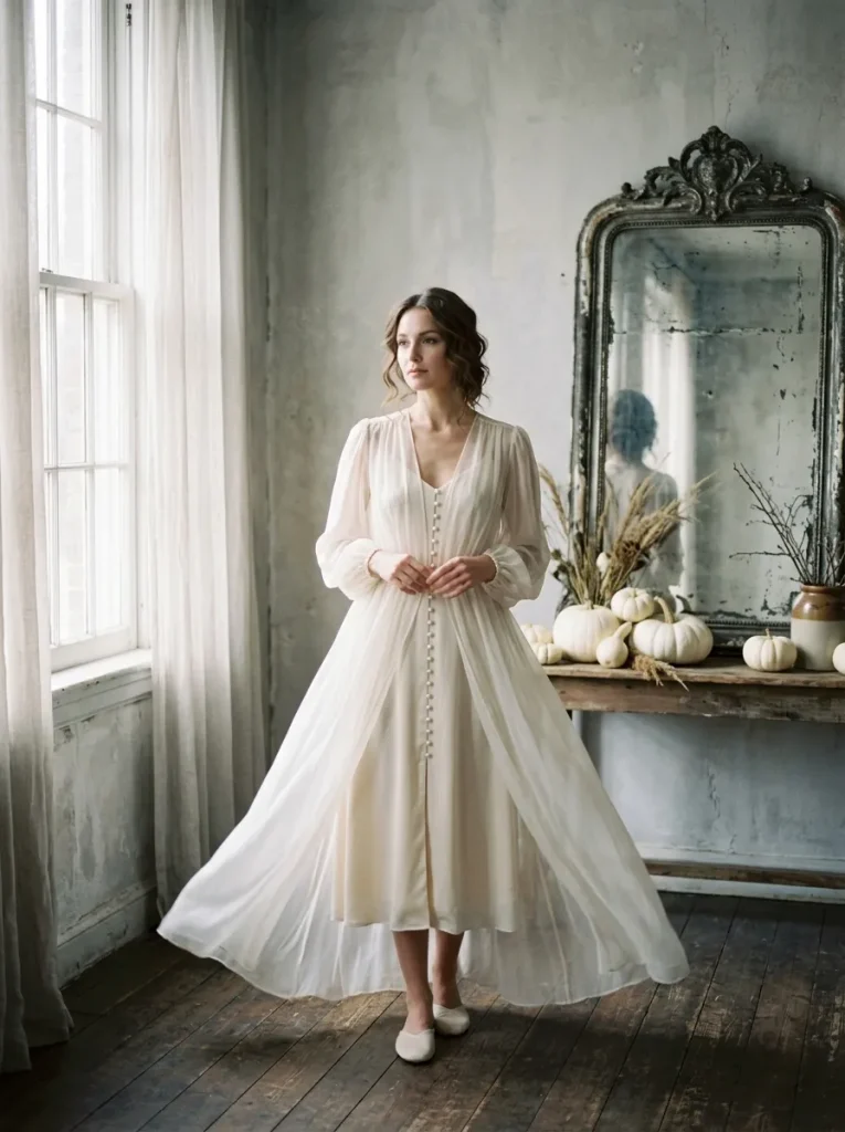Ivory Ghost Robe