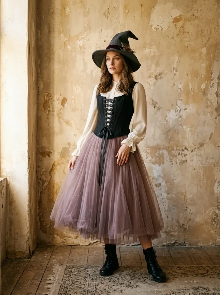Lace-Up Corset Tutu