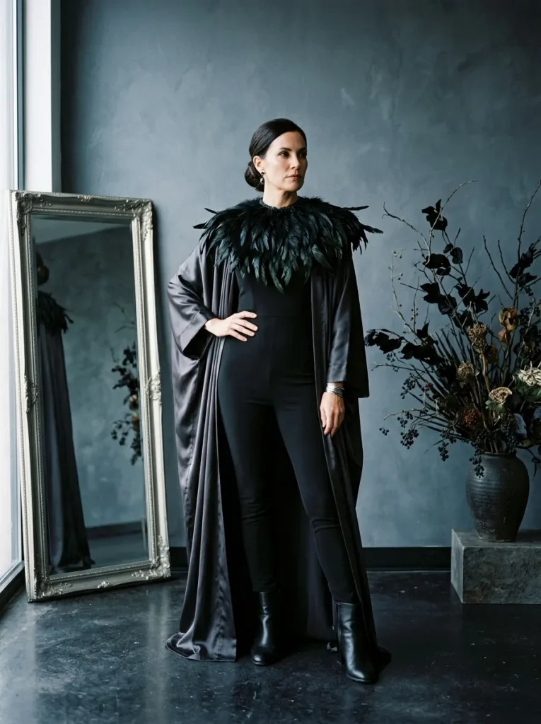Midnight Raven Robe
