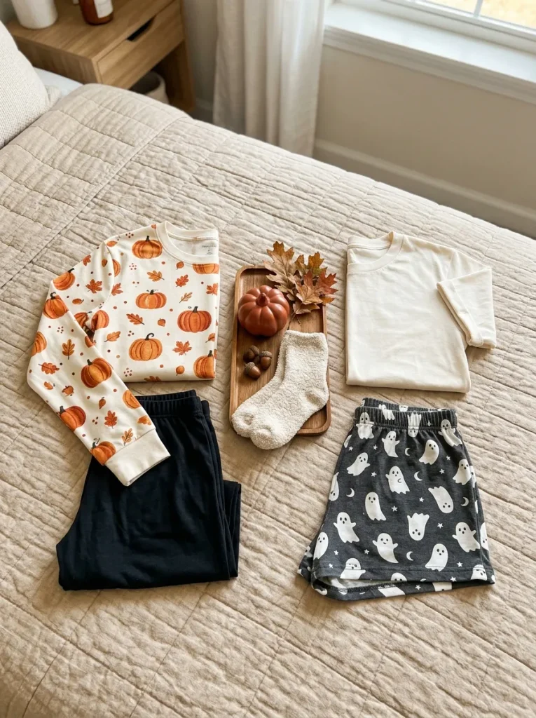 Mix Halloween Sleepwear with Basics You Already Own