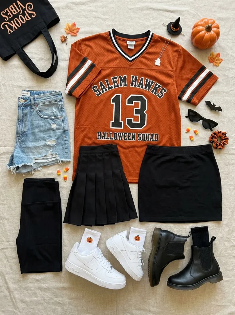 Pair Your Halloween Jersey With Shorts or a Skirt