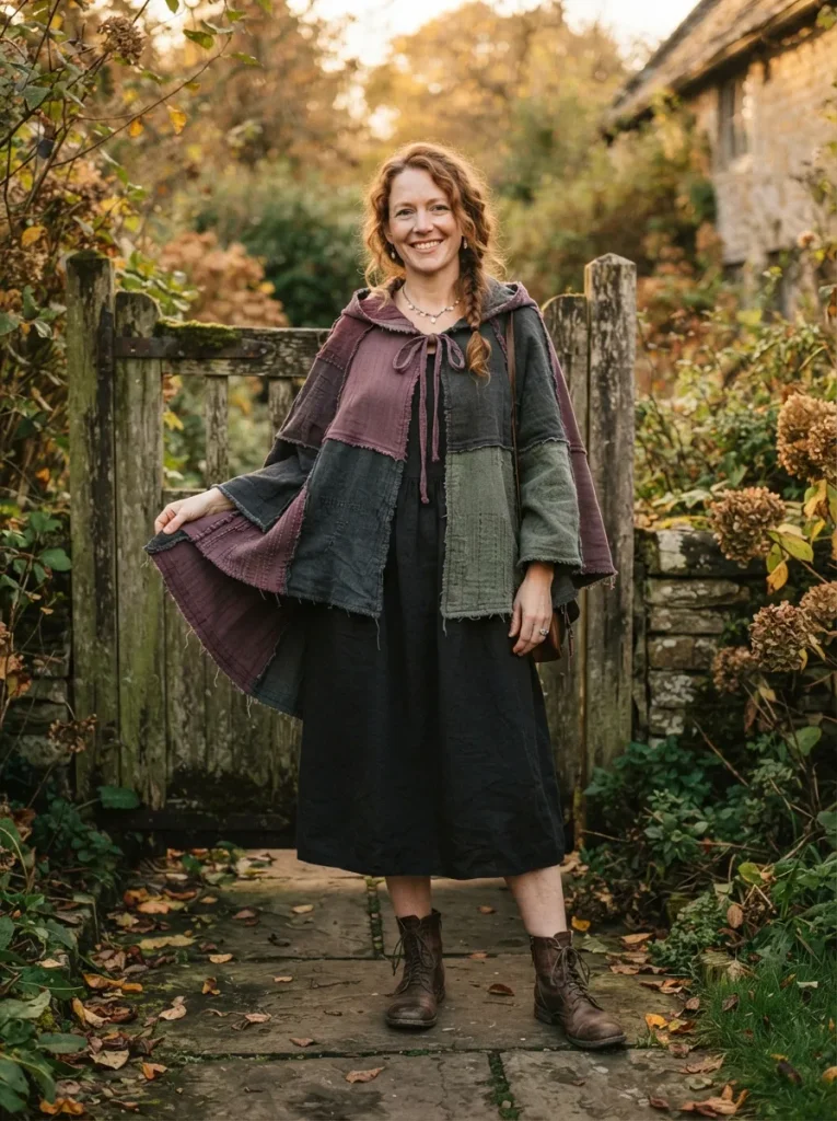Patchwork Witch Cape