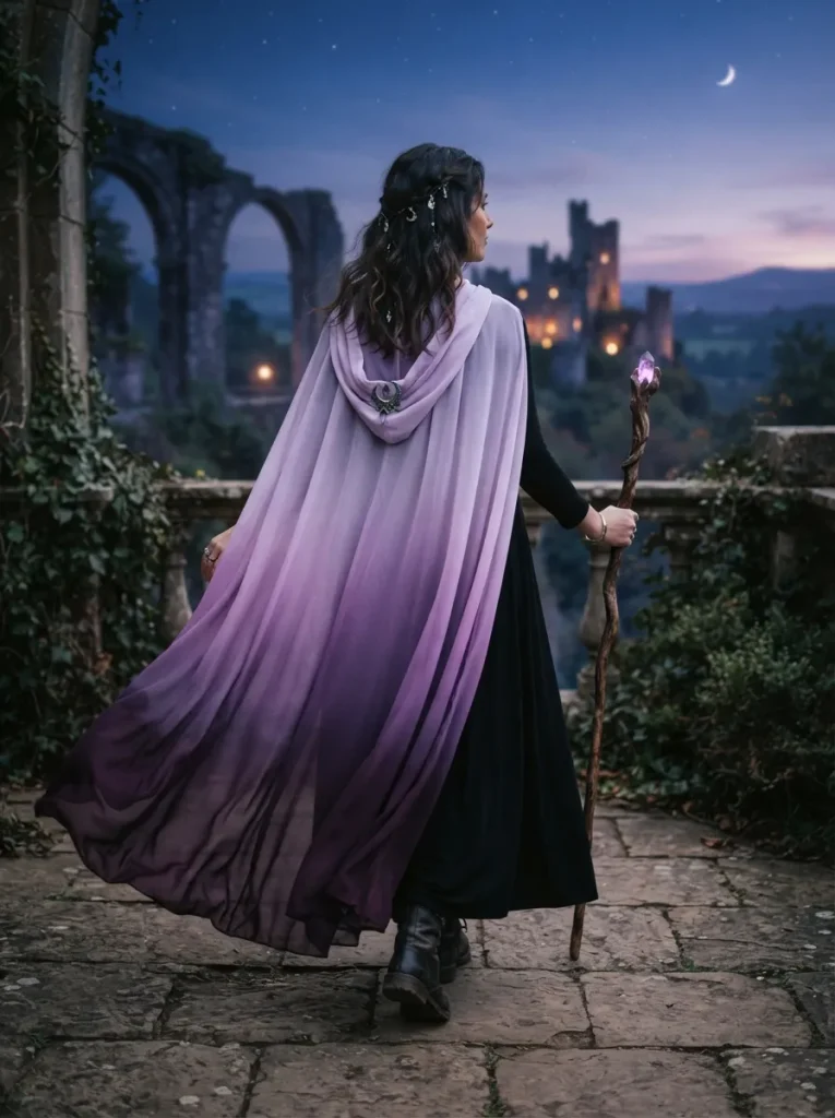 Purple Ombre Cape