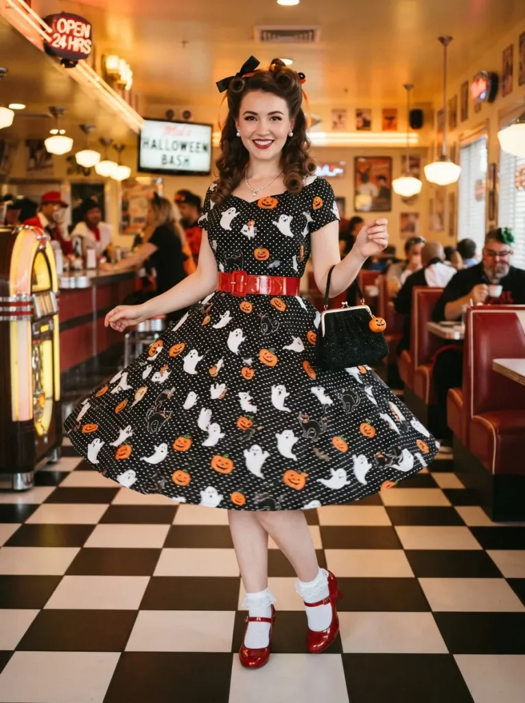 Retro 1950s Halloween Outfit