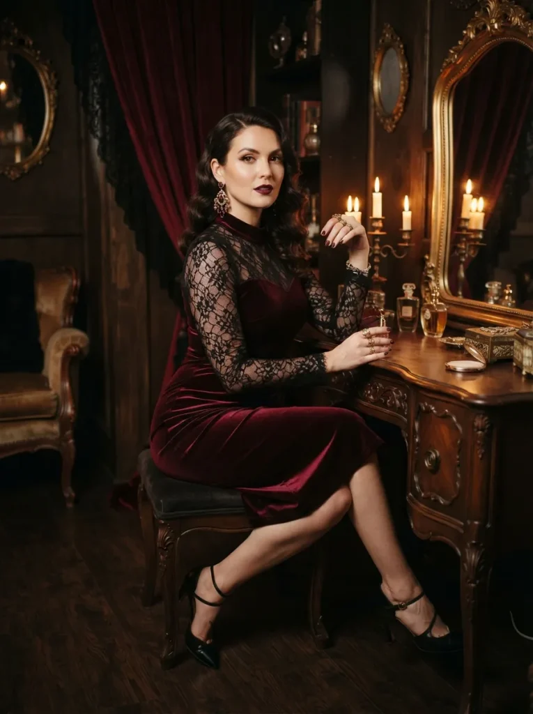 Retro Vampire Look