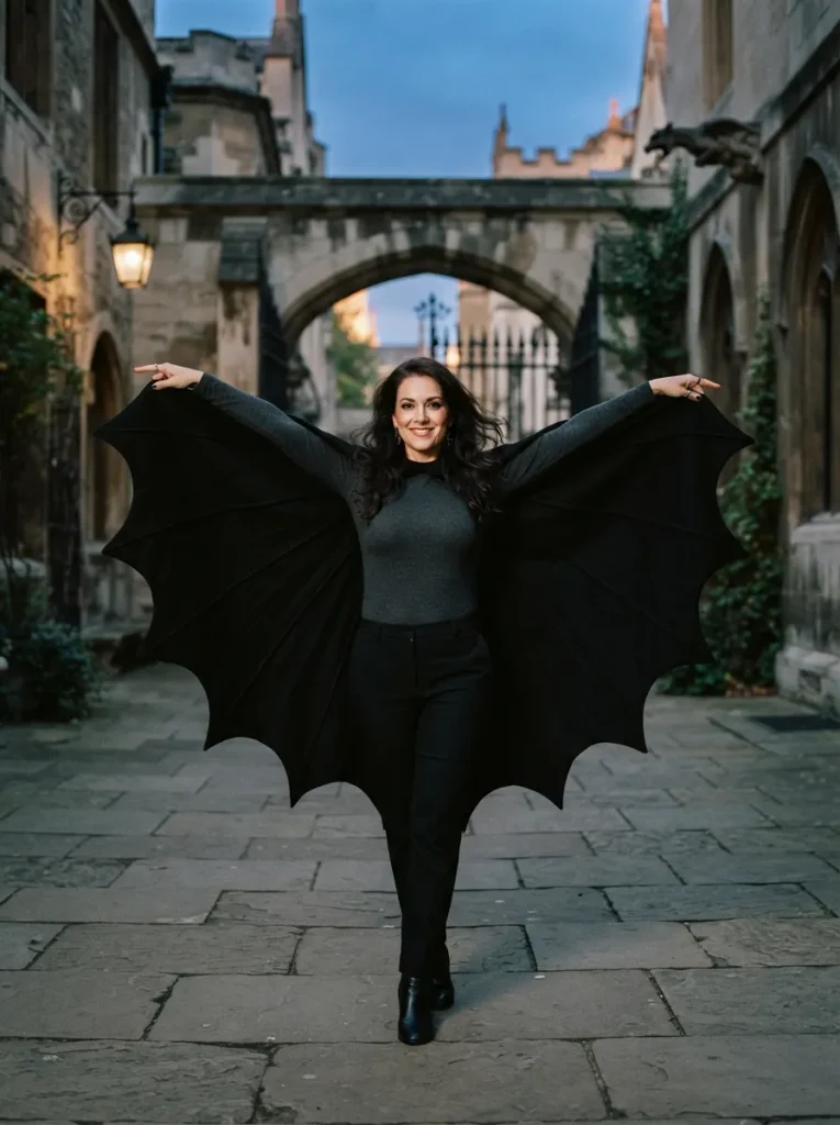 Scalloped Bat Cape