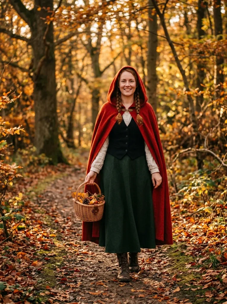 Scarlet Riding Hood Cloak