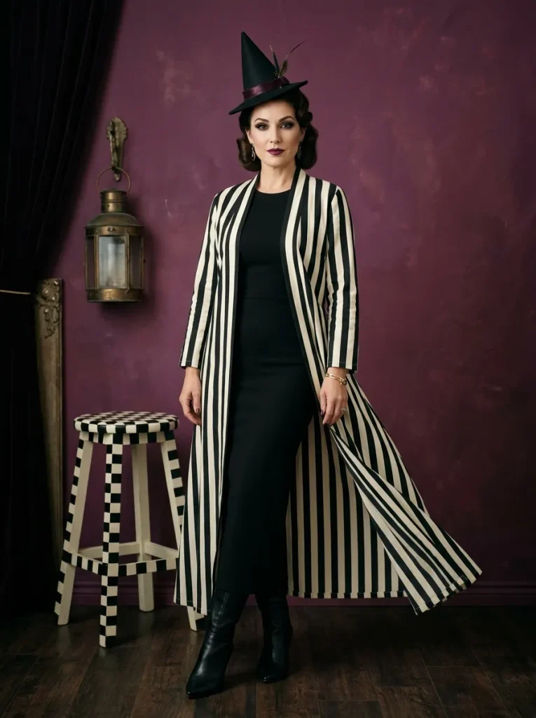 Striped Spellcaster Robe