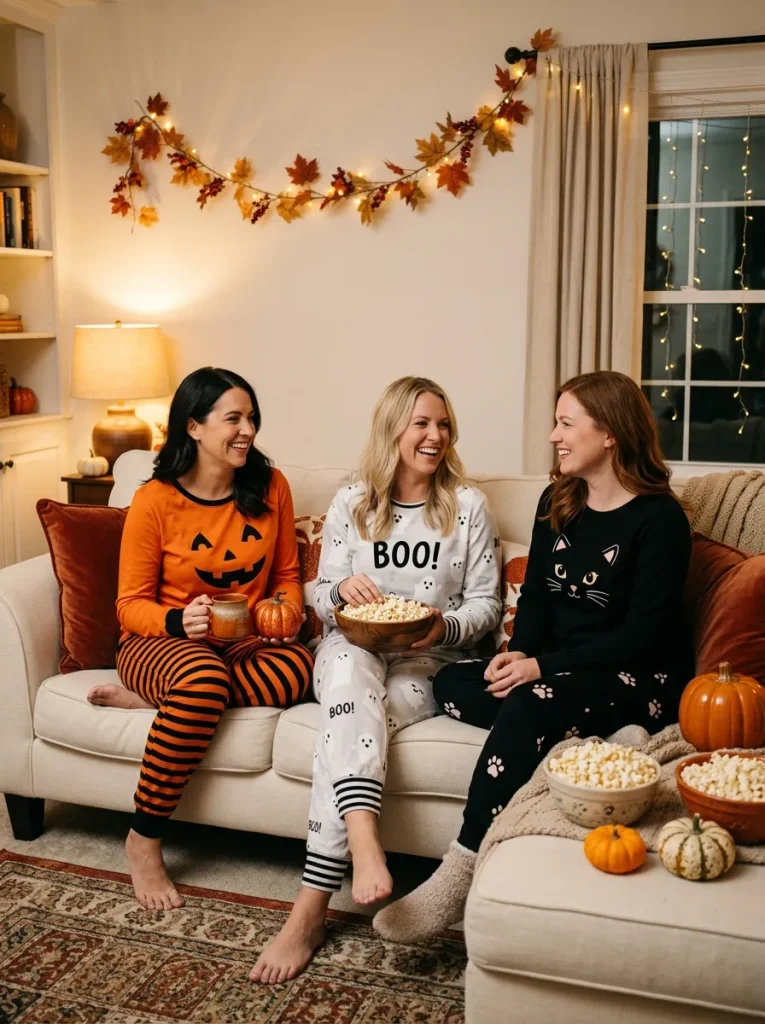Style Your Halloween Sleepwear for a Movie Night or Pajama Party