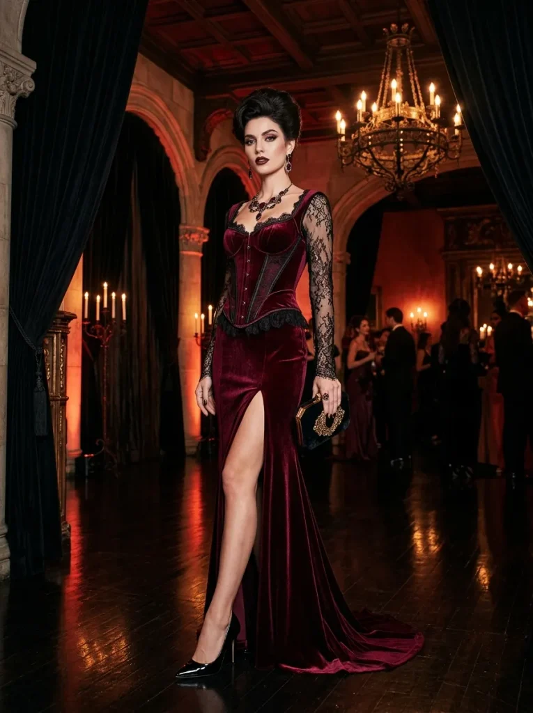 Vampire Corset Gown