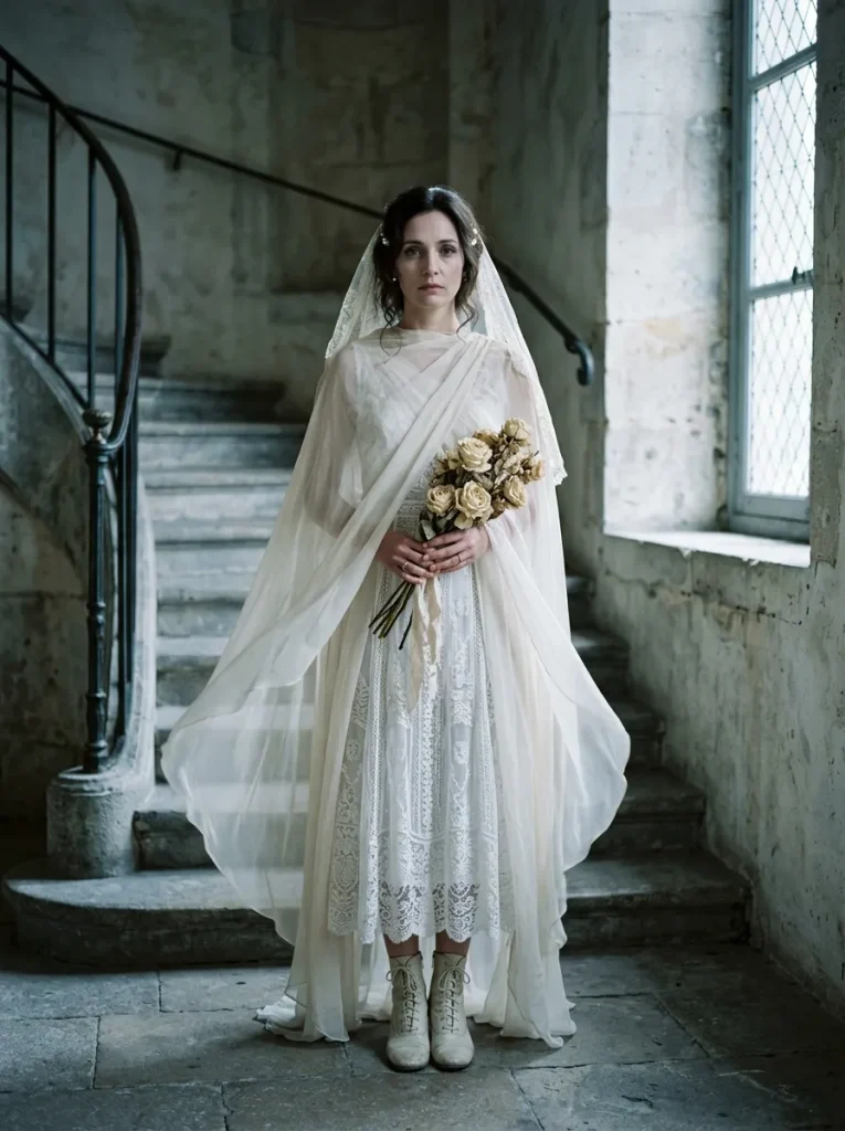 White Ghost Bride Cloak
