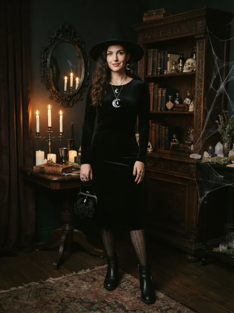 Witchy Black Dress