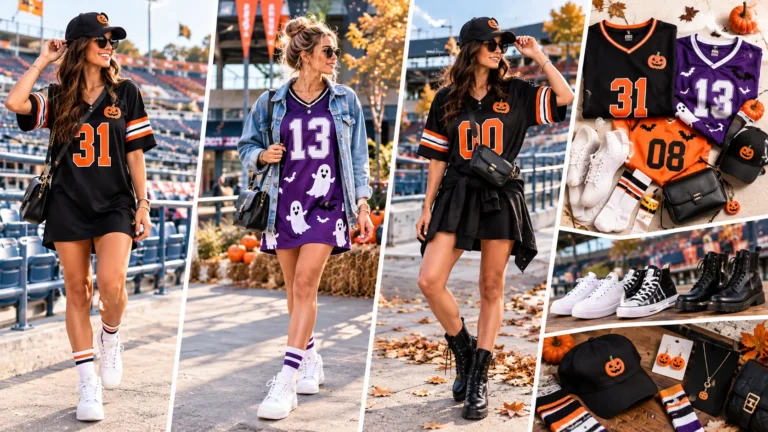 halloween jersey dress