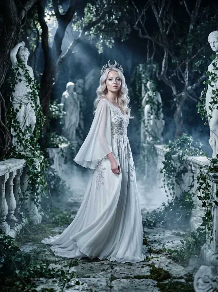 15. Ghostly Moonlight Goddess