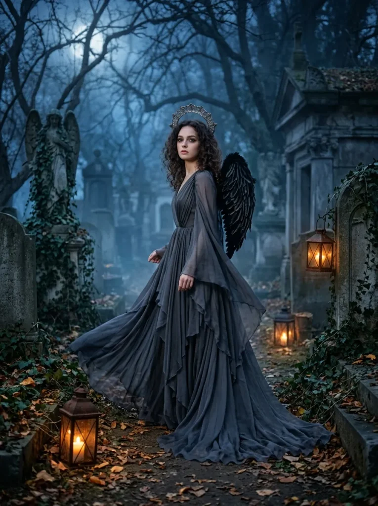 7. Midnight Cemetery Angel