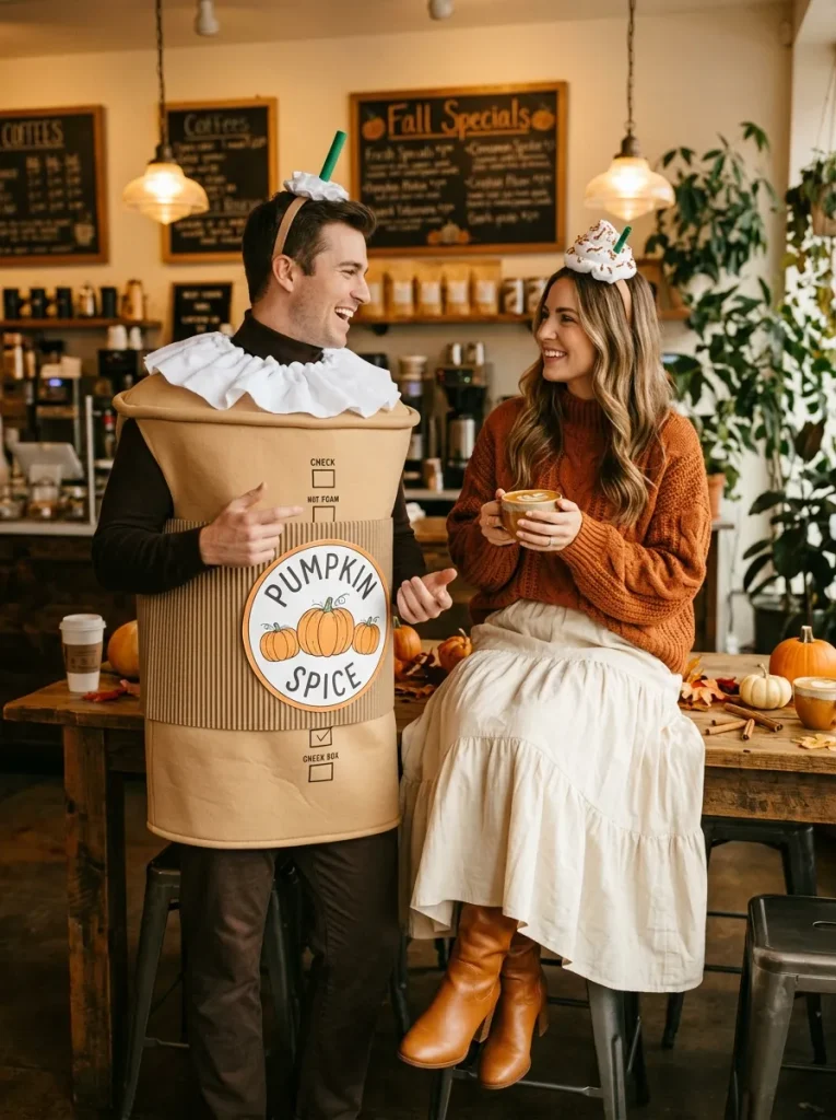 8. Pumpkin Spice Latte Couple