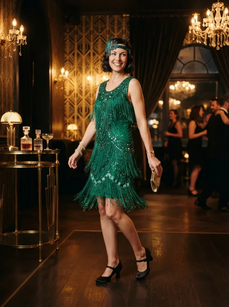 Art Deco Flapper Set