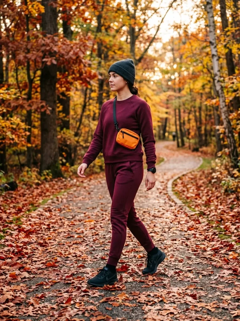 Burgundy Set and Cap