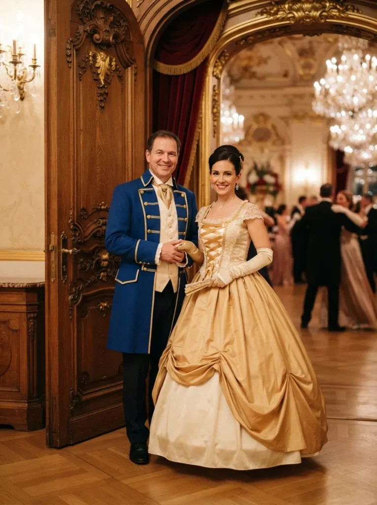 Corset Ribbon Ball Gown