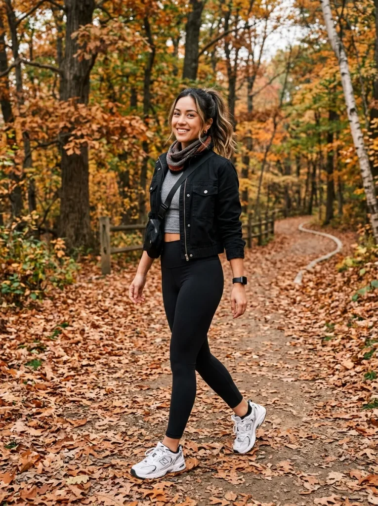 Cropped Jacket and Leggings