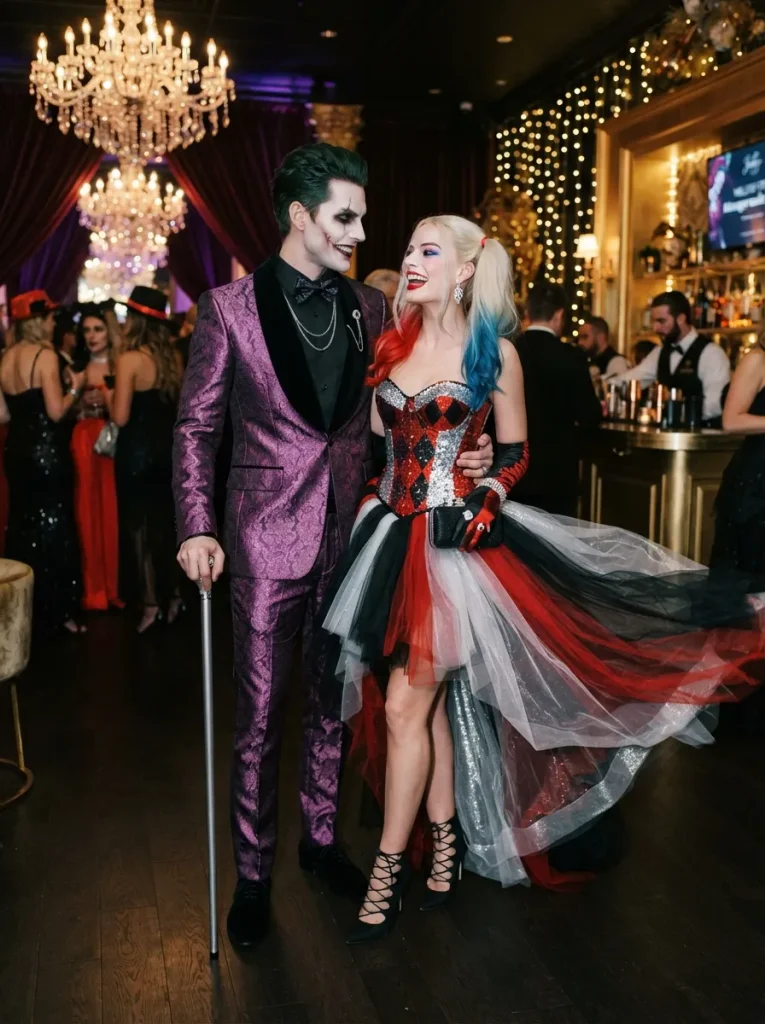 Glamorous Joker Harley Look