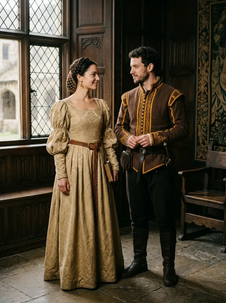 Golden Renaissance Couple