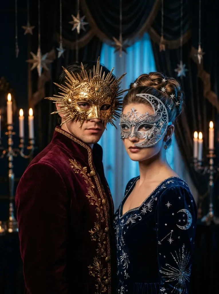 Golden and Silver Masks