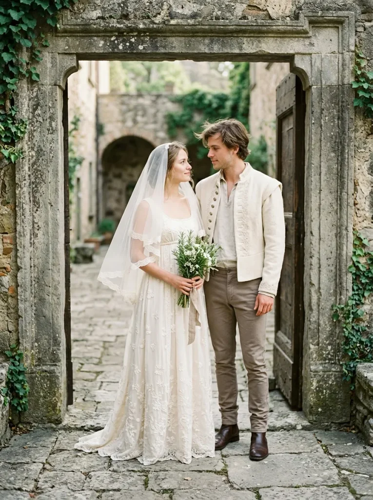 Ivory Wedding Couple