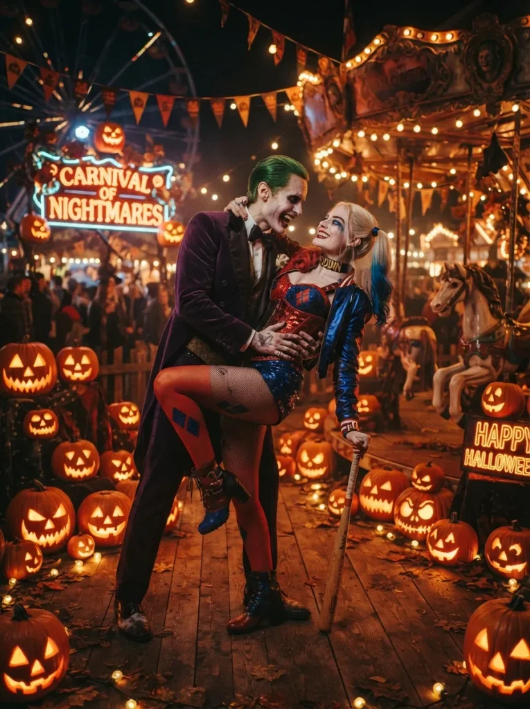 Joker Harley Photo Pose