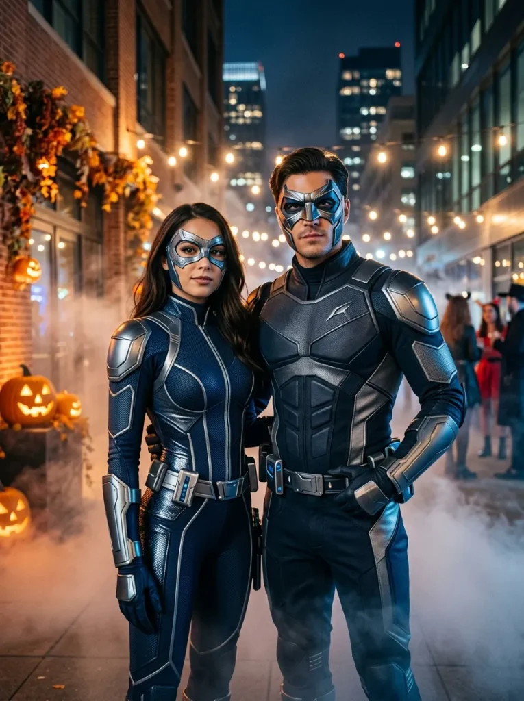 Masked Hero Pair