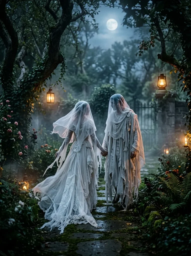 Moonlit Ghost Couple