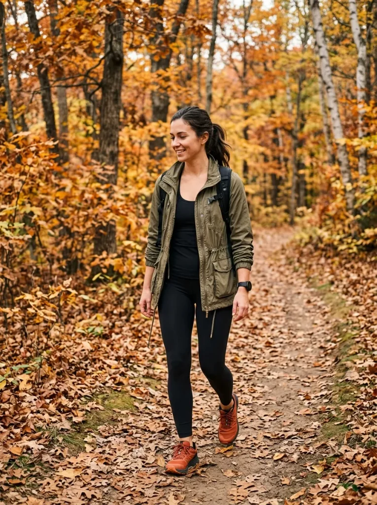 Olive Jacket and Tights